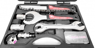 BIKE-HAND YC-728 ZESTAW NARZĘDZI KLUCZY W WALIZCE 18-CZĘŚCI