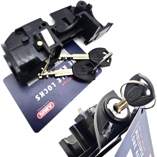 ZAMEK Z BLOKADĄ ABUS DO AKUMULATORÓW BAGAŹNIKOWYCH POWERPACK