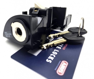 ZAMEK Z BLOKADĄ ABUS DO AKUMULATORÓW BAGAŹNIKOWYCH POWERPACK