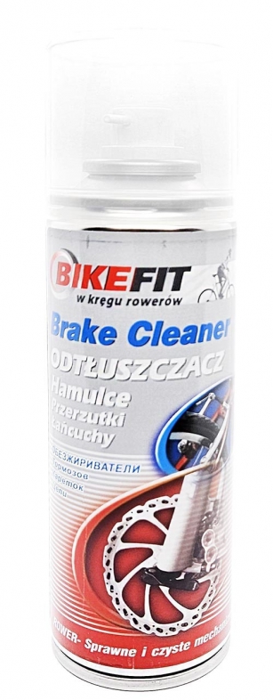 BIKE-FIT CLEANER DO ODTŁUSZCZANIA TARCZ HAMULCA SPRAY 200ml